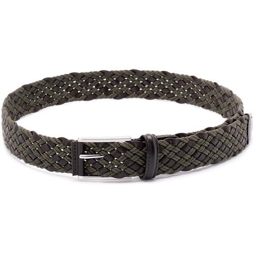 Anderson's woven cotton and leather belt