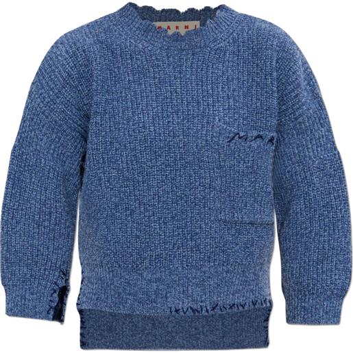 Marni maglione in lana vergine - blu