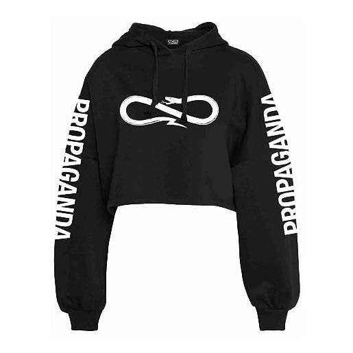 PROPAGANDA hoodie black woman classic (as6, alpha, s, regular, short, s)