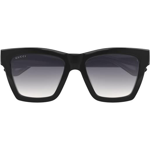 Gucci occhiali da sole gg1714s 001 nero/grigio donna