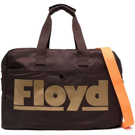 Floyd borsone con stampa - marrone