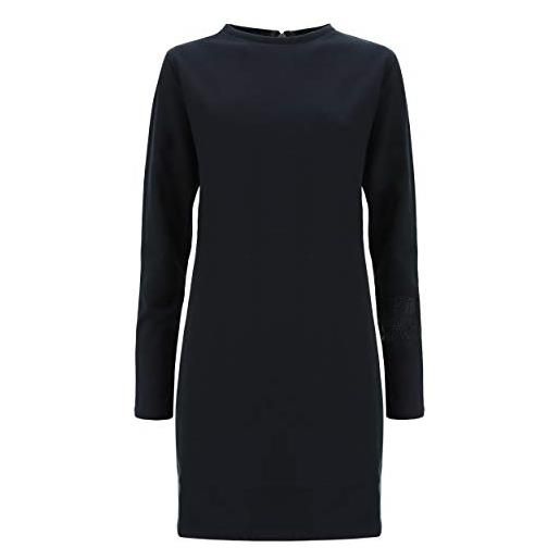 FREDDY abito manica lunga in felpa elasticizzata con strass - nero - small
