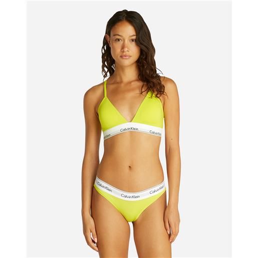 Calvin Klein Underwear light lined traingle w - intimo - donna - verde