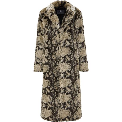 Unreal Fur cappotto madame grace - toni neutri
