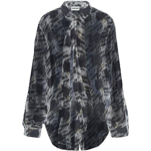 Giorgio Armani camicia con stampa - bianco