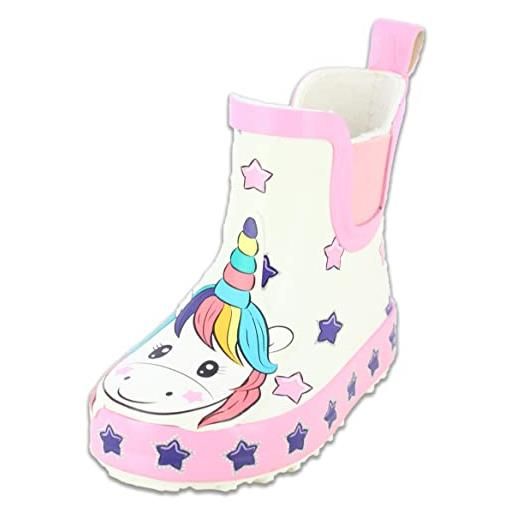Beck little unicorn, stivali di gomma bambine e ragazze