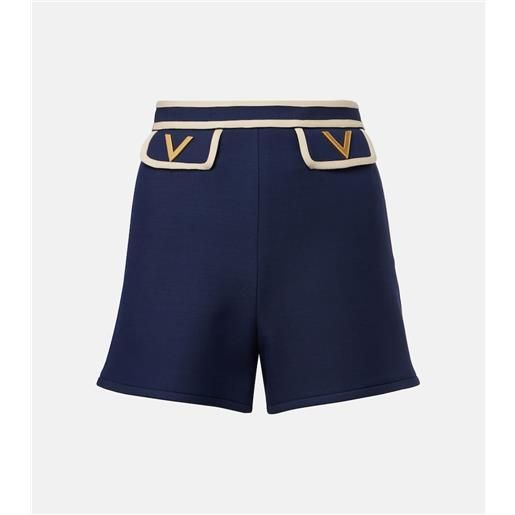 Valentino shorts vgold in crepe couture