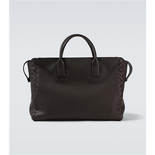 Bottega Veneta ventiquattrore interview in pelle