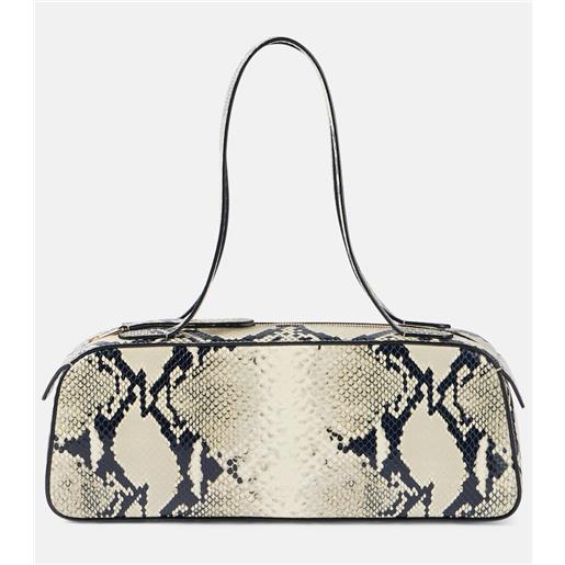 Khaite borsa a spalla simona in pelle stampata