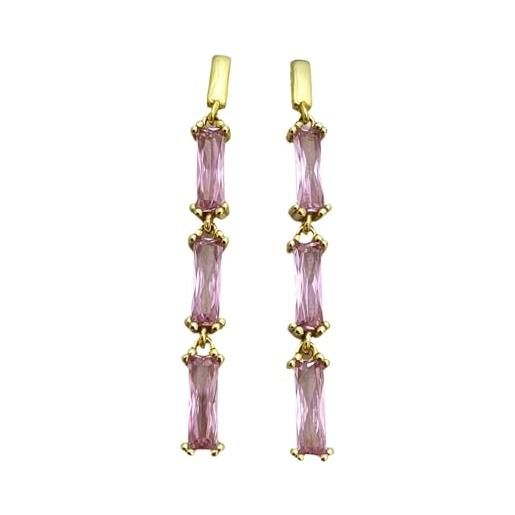 SILVEGO Orecchini Donna In Argento 925 Moto – PLACCATI Rodio, Ipoallergenici, Con Scatola Regalo, Modello PRM11380 - 4