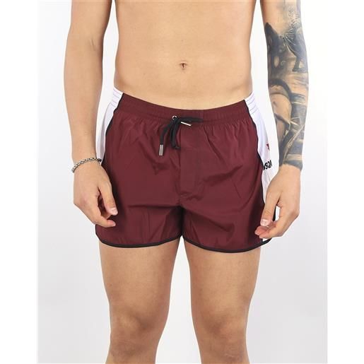 DSQUARED costume color block con logo