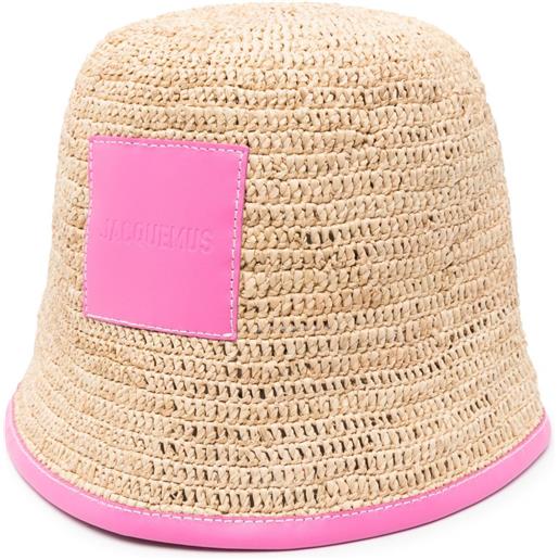 Jacquemus cappello bucket le bob soli - toni neutri