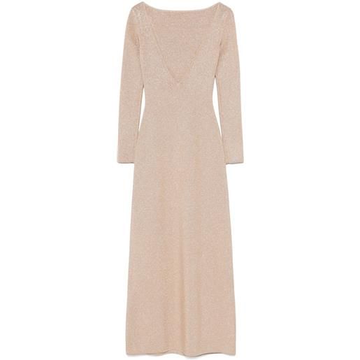 Max Mara abito con scollo a barca - toni neutri