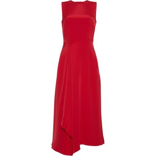 Adam Lippes abito midi lynn - rosso