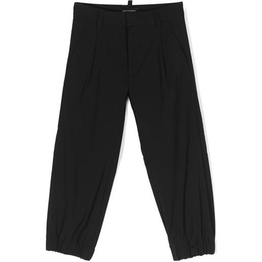 DSQUARED2 KIDS pantaloni affusolati - nero