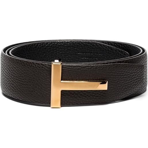TOM FORD cintura con fibbia a t - nero