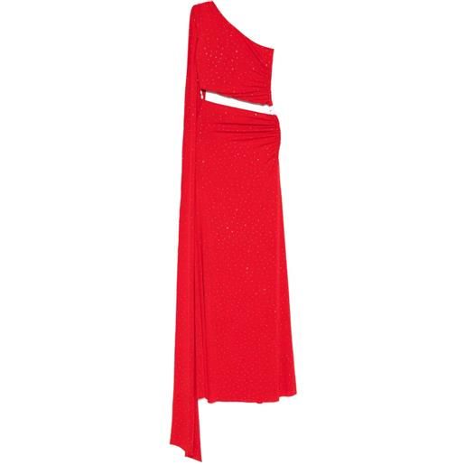 NISSA abito con strass - rosso