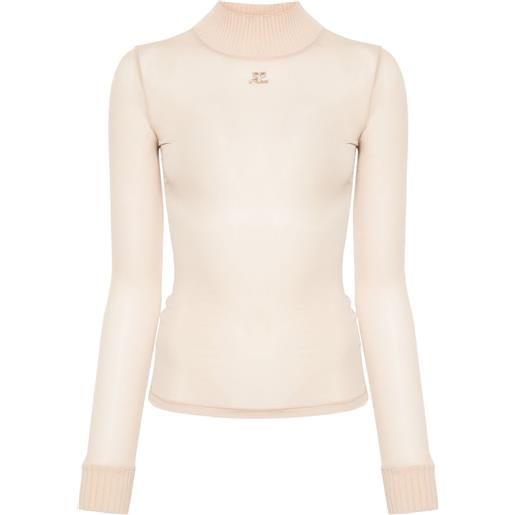 Courrèges top reedition - toni neutri