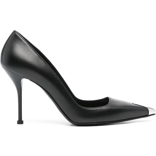 Alexander McQueen pumps punk 90mm - nero