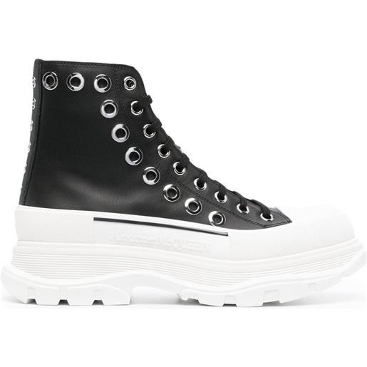 Alexander McQueen sneakers joey con occhielli - nero