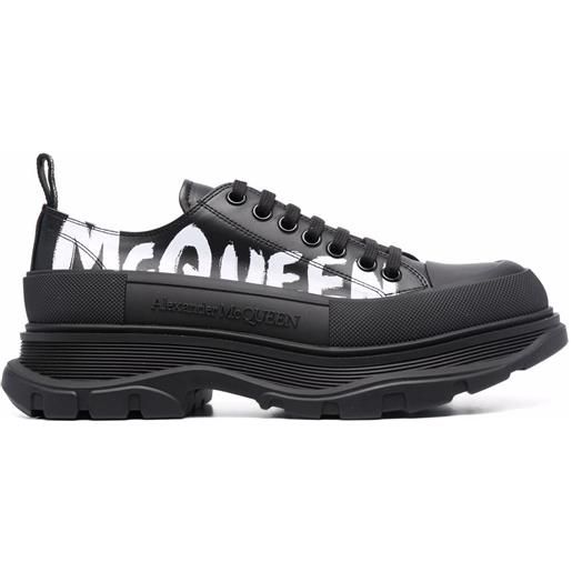 Alexander McQueen sneakers tread slick - nero