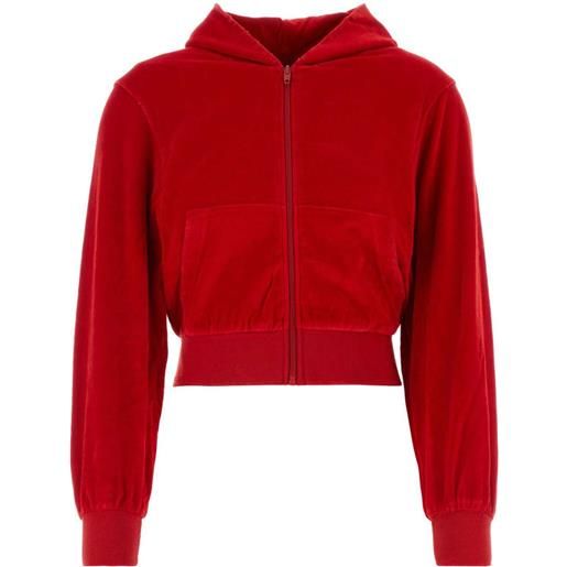 Balenciaga felpa con strass - rosso