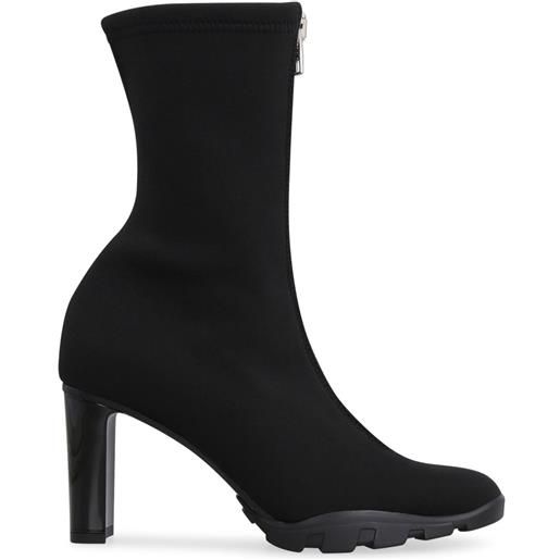 Alexander McQueen stivaletti con zip - nero