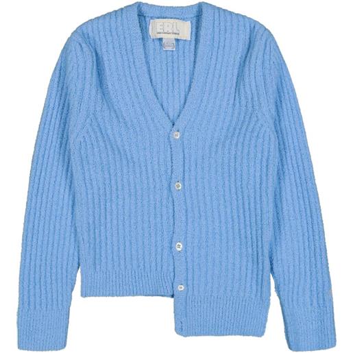 ERL cardigan asimmetrico - blu