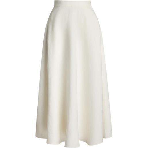 Ralph Lauren Collection gonna midi svasata - toni neutri