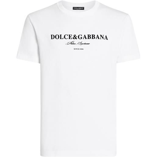 Dolce & Gabbana t-shirt in cotone - bianco