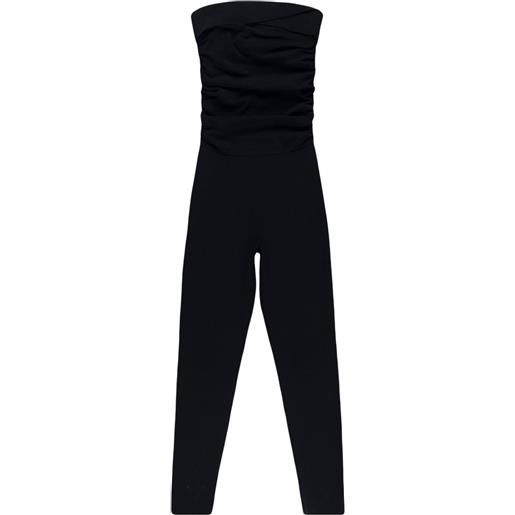 KHAITE tuta intera tela aderente - nero