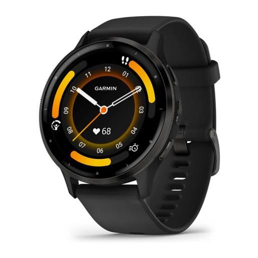 Garmin venu 3 3,56 cm (1.4'') amoled 45 mm digitale 454 x 454 pixel touch screen nero wi-fi gps (satellitare)