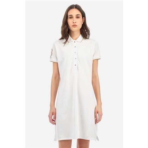 LaMartina vestito in cotone piquet regular fit - addie