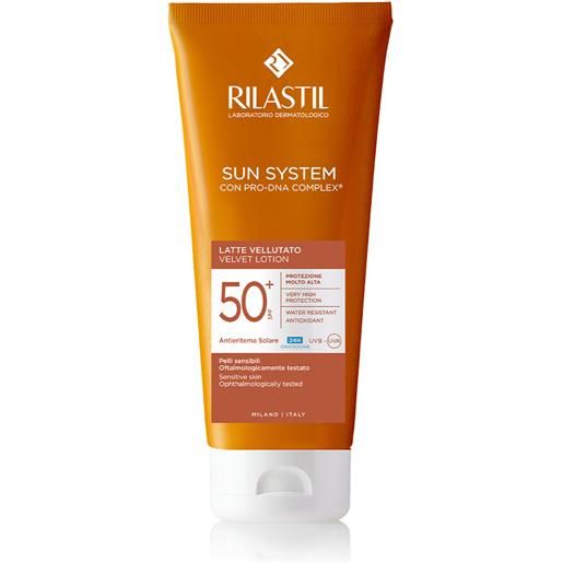 GANASSINI COSMETIC rilastil sun system spf 50+ latte solare vellutato 200 ml