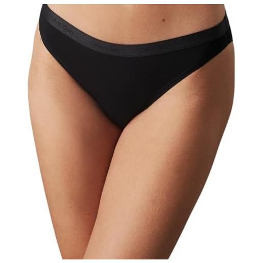 Calvin Klein donna slip taglio bikini confezione da 5 intimo, multicolore (blk/gry h/jnbrry/cpr earth/rstd rt), s