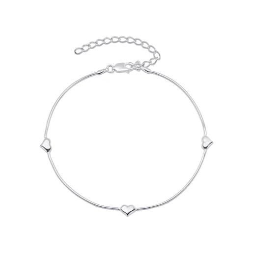 Accessori Cavigliera da Donna in Oro 18 Carati Elemento: Cuore, luna
