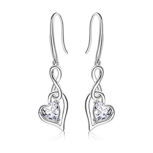 Orecchini pendenti in argento silver forma rettangolare - ORO&CO 925