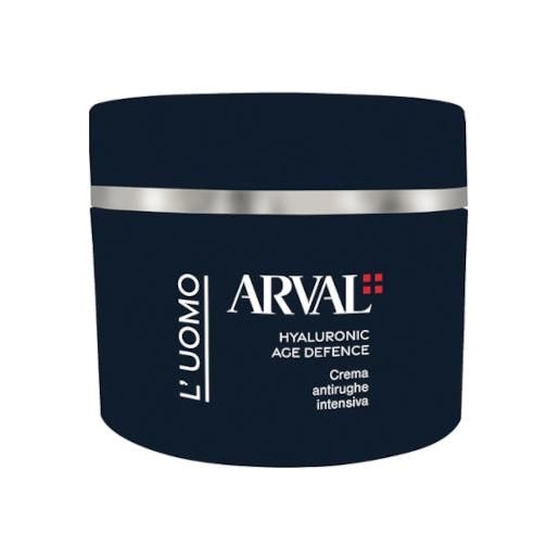 Arval l'uomo - hyaluronic age defence - crema antirughe intensiva 50 ml - 50 ml