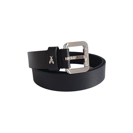 PATRIZIA PEPE cintura cw8684-l001 donna pelle nero/argento m