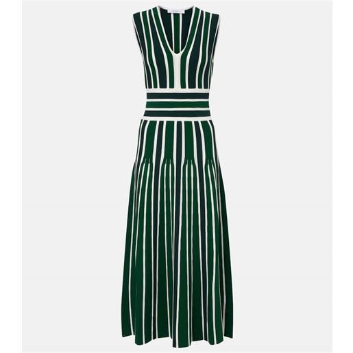 Max Mara abito lungo tallone a righe