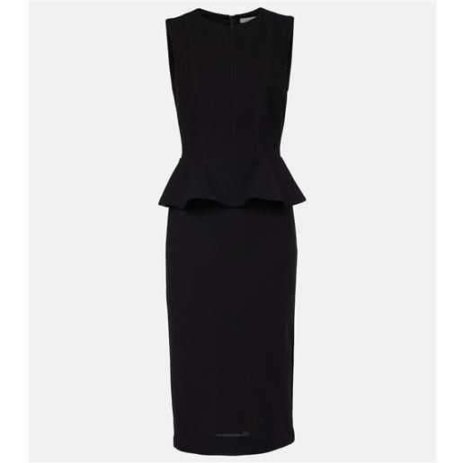 Max Mara abito midi cosmos in jersey con peplum