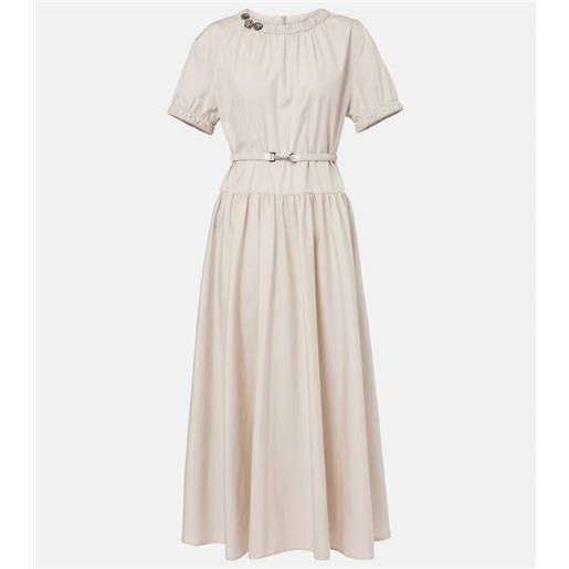 'S Max Mara abito midi in popeline di cotone terry