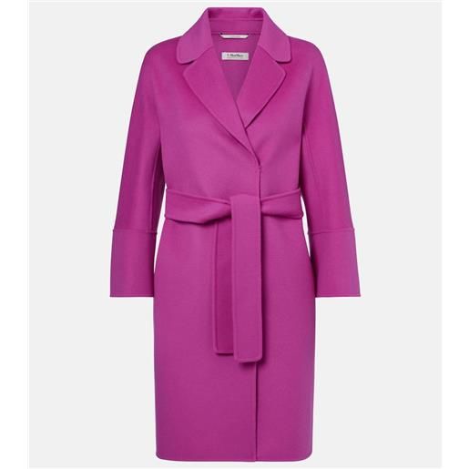 'S Max Mara cappotto arona in lana vergine con cintura