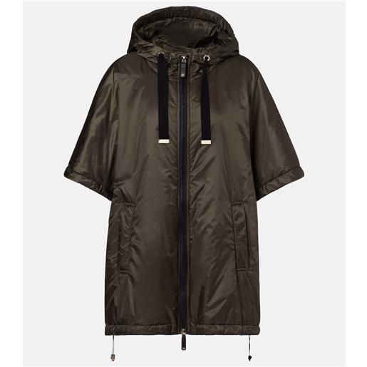 Max Mara mantella the cube greenci in canvas