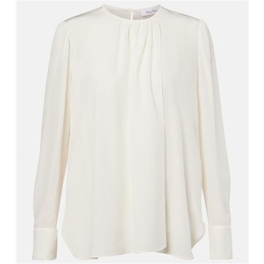 Max Mara blusa carol in seta