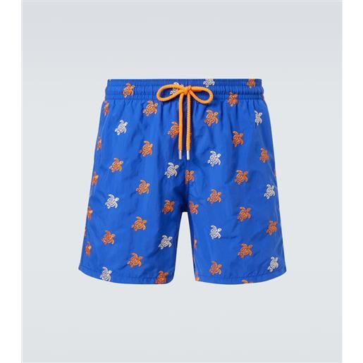 Vilebrequin costume da bagno mistral con ricamo