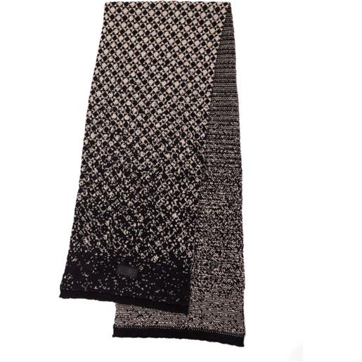 MM6 Maison Margiela sciarpa a fantasia - nero