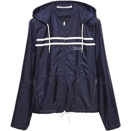 Prada giacca leggera oversize - blu