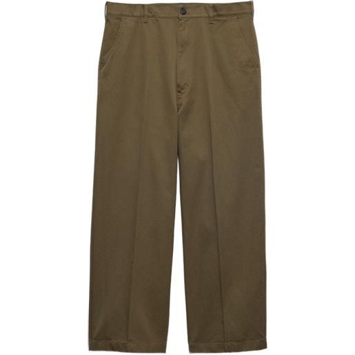 Prada chino in cotone - verde