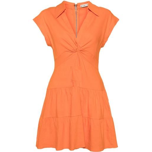 alice + olivia abito mila - arancione